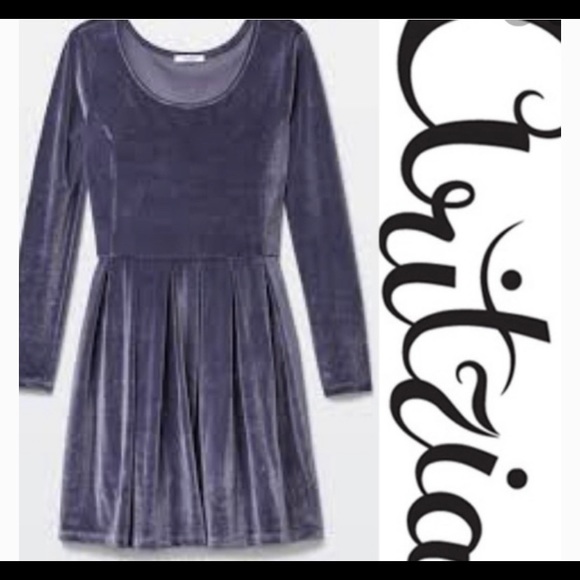 Aritzia Talula Velvet Dress - Picture 2 of 6